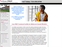 Tablet Screenshot of coveprep.com